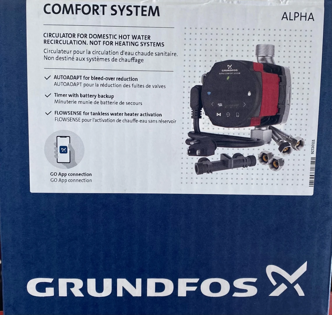 Hot Water Recirculation System Grundfos