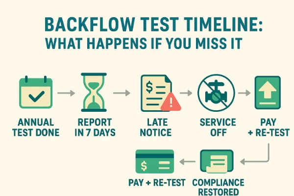 Backflow Test Timeline: What Happens If You Miss It