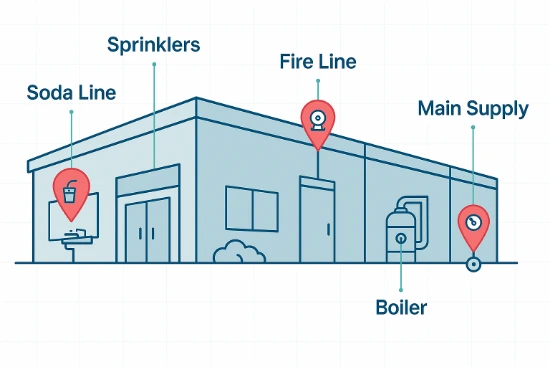 Common backflow risks in commercial buildings